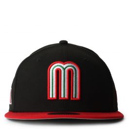 Mexico 59Fifty Fitted Hat  Black/Red Black/Red