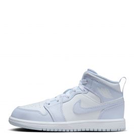 Pre-School Jordan 1 Mid Cobalt Bliss/White-Neutral Grey Cobalt Bliss/White-Neutral Grey