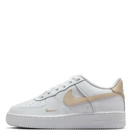 Grade-School Nike Air Force 1 White/Rattan White/Rattan