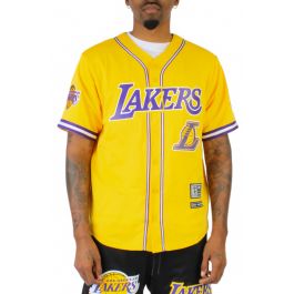 Lakers Baseball Jersey  Yellow Yellow