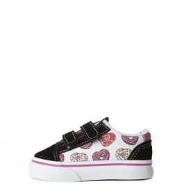 Old Skool V Love Vans Black/Pink Love Vans Black/Pink