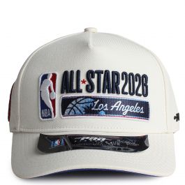 NBA 2026 All-Star Game Wordmark Pro Pinch Snapback  Eggshell Eggshell