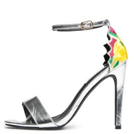 Cape Robbin Suzzy-66 Silver High Heel Silver Silver