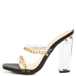 J P ORIGINAL Splash-01 Clear High Heel JPM SLASH-01-NUPT - Shiekh