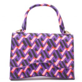 Multi Color Flap Crossbody Bag Multicolored Multicolored