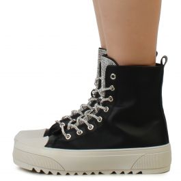 Ferdi Platform Sneaker  Black Black