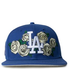 PRO STANDARD Dodgers White Rose Snapback Hat LLD735617-DBL - Shiekh