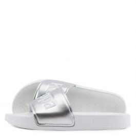 222 Banda Adam 9 Slides White/Silver White/Silver
