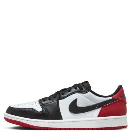 Jordan 1 low red white black best sale