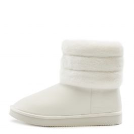 Roxy-1 Faux Fur Bootie White White