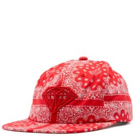 Brilliant Bandana Unstructured Snapback Hat Red Red