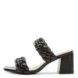 Mostly-S Low Heel Sandals Black Black