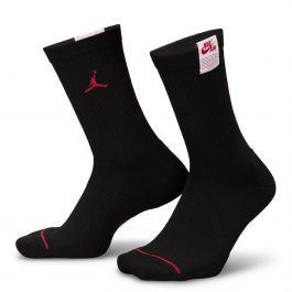  Everyday Crew Socks  (1 Pair) BLACK/VARSITY RED