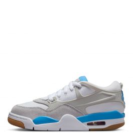 Grade-School Air Jordan 4 RM White/Neutral Grey-White White/Neutral Grey-White
