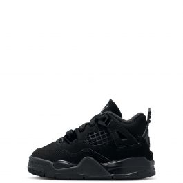 Toddler Jordan 4 Retro Black Cat  Black Black