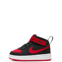 Nike borough mid popular 2 black/university red-white