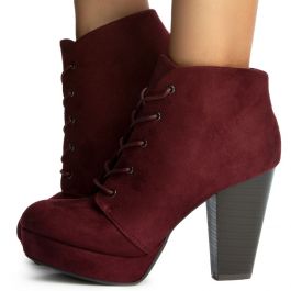 Agenda-S Heeled Bootie Red Red