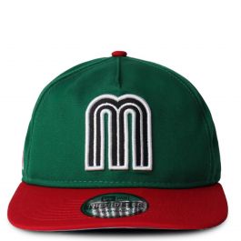 Mexico National Baseball Team Golfer Snapback Green/Kelly Red Green/Kelly Red