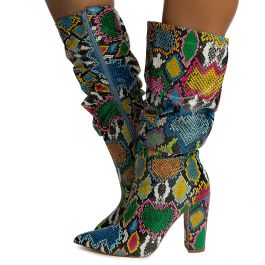 Hariot-1 Half Calf Boot Rainbow Rainbow