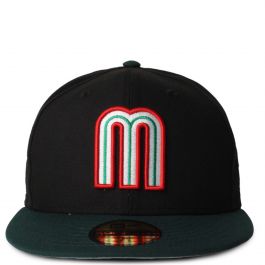 Mexico 59Fifty Fitted Hat  Black Black