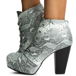 Agenda-S Heeled Bootie Grey Grey