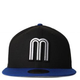 Mexico 59Fifty Fitted Hat  Black Black