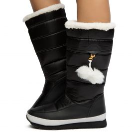 Snowy-01 Snow Boots Black Black