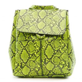 Snakeskin Backpack Neon yellow Neon yellow