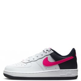 (PS) Force 1 White/Fierce Pink-Dark Obsidian White/Fierce Pink-Dark Obsidian