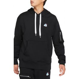 Sportswear French Terry Pullover Hoodie Black Black