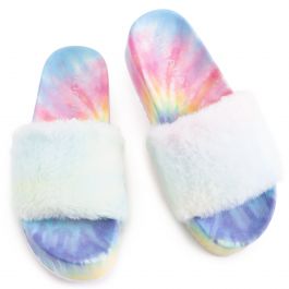 Issy-2 Furry Platform Slides Multi Multi