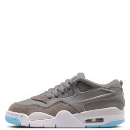 Grade-School Air Jordan 4 RM Flat Pewter/Blue Chill-Photon Dust-White Flat Pewter/Blue Chill-Photon Dust-White