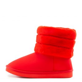 Roxy-1 Faux Fur Bootie Red Red