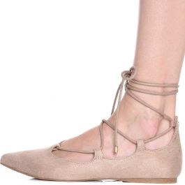 C-LS7297P Lace-Up Casual Shoe Taupe Taupe