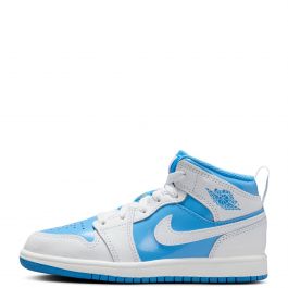 Pre-School Jordan 1 Mid SE White/Legend Blue White/Legend Blue