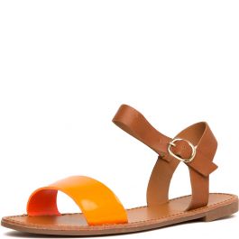 Kylee-13 Slingback Sandal Neon Orange Neon Orange