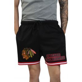 Chicago Blackhawks Mesh Shorts Black Black