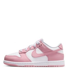 Pre-School Dunk Low White/Med Soft Pink-White-White White/Med Soft Pink-White-White