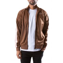 Logo Tape Artem 2 Track Jacket Brown-Pink Lt-Red Cherry Brown-Pink Lt-Red Cherry