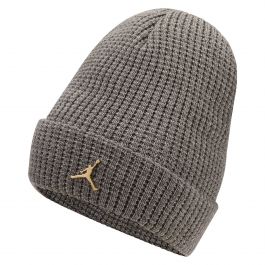 NIKE Air Jordan Jumpman Utility Knit Beanie Winter Hat Red Gold