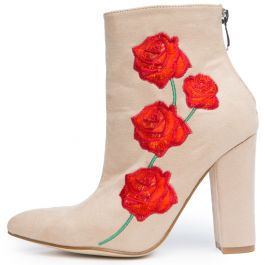 Cape Robbin Beautiful-9 Nude Heeled Booties Nude Nude