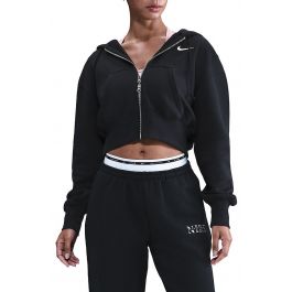 NIKE Sportswear Phoenix Fleece Loose Full-Zip Cropped Hoodie NIKE Sportswear Phoenix Fleece Loose Full-Zip Cropped Hoodie