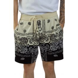 FBRK Paisley V2 Knit Short 941-951BKRD - Shiekh