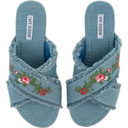 Cape Robbin Coma-7 Sandal Denim Denim