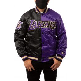 Starter NBA Los Angeles Lakers Starter Rakuten Limited Edition Jacket Black/ Gold Men's - SS22 - US