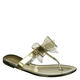 Claire-28 Thong Sandal Gold Gold