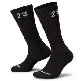 Essentials Crew Socks (3 Pairs) Black/White Black/White