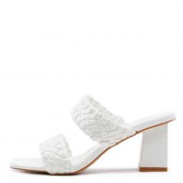 Lasting-20 Low Heel Sandals White White