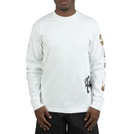 Outer Limits Long Sleeve Tee White White