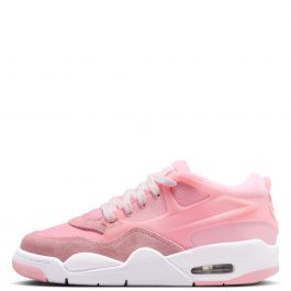 Grade-School Air Jordan 4 RM Med Soft Pink/Pearl Pink-White Med Soft Pink/Pearl Pink-White